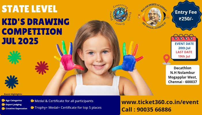 State Level Kids Drawing Competition July 2025